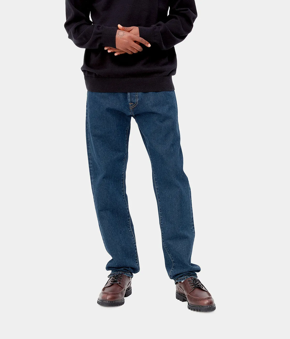 CARHARTT WIP KLONDIKE PANT I029207 BLUE STONE WASHED
