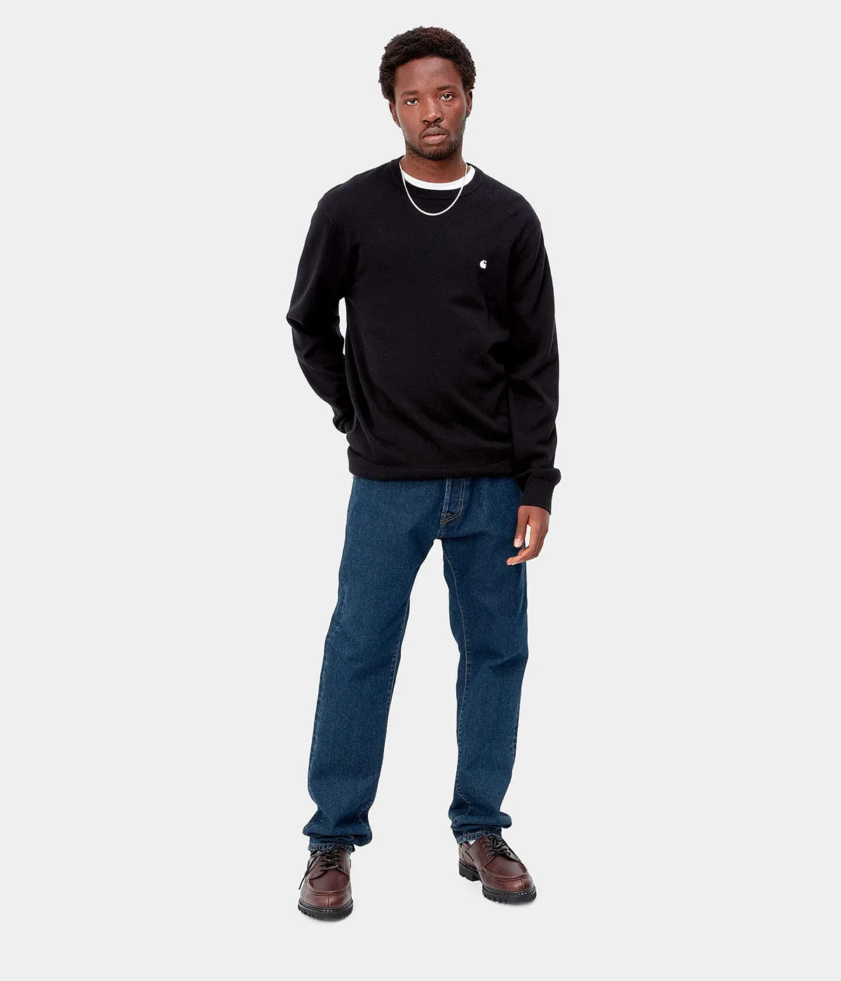 CARHARTT WIP KLONDIKE PANT I029207 BLUE STONE WASHED