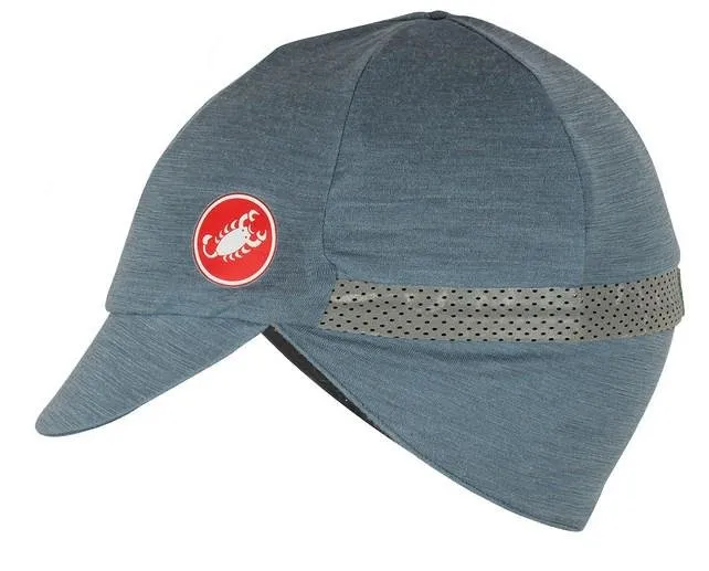 Castelli Risvolto Winter Cap Grey-Black