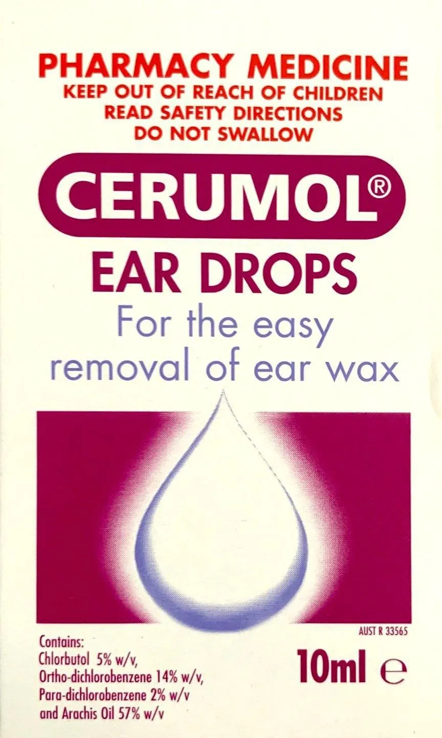 Cerumol Ear Wax Removal Drops 10mL