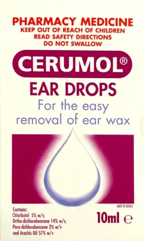 Cerumol Ear Wax Removal Drops 10mL