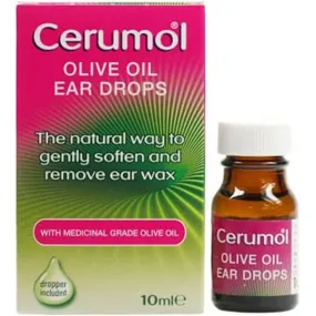 Cerumol Extra Virgin Olive Oil Ear Drops - 10ml