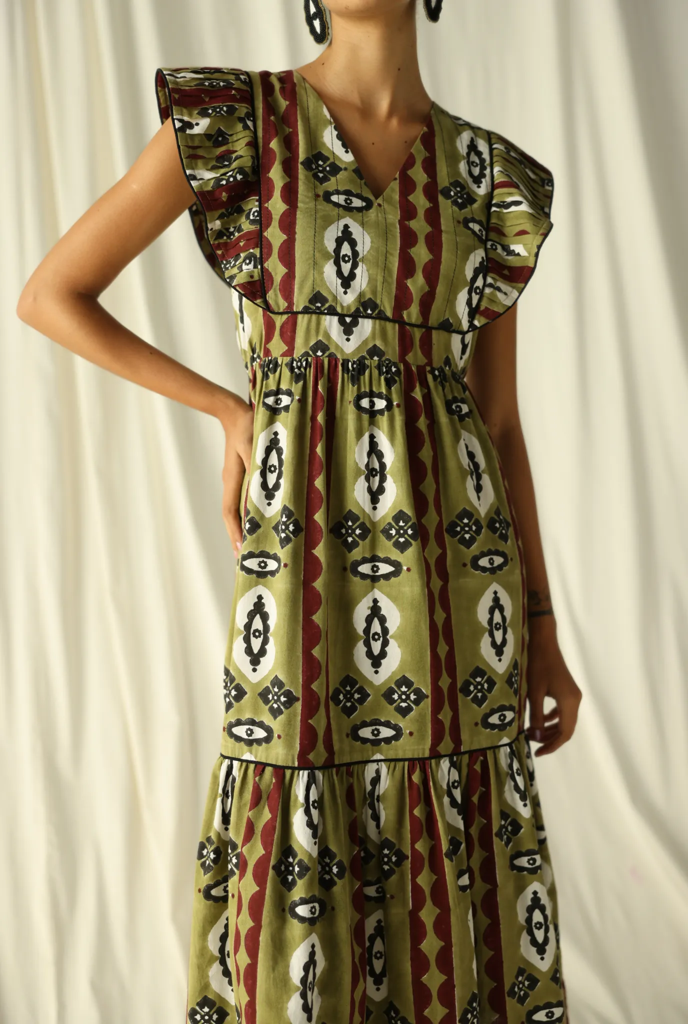 Chamba Pleated Dress