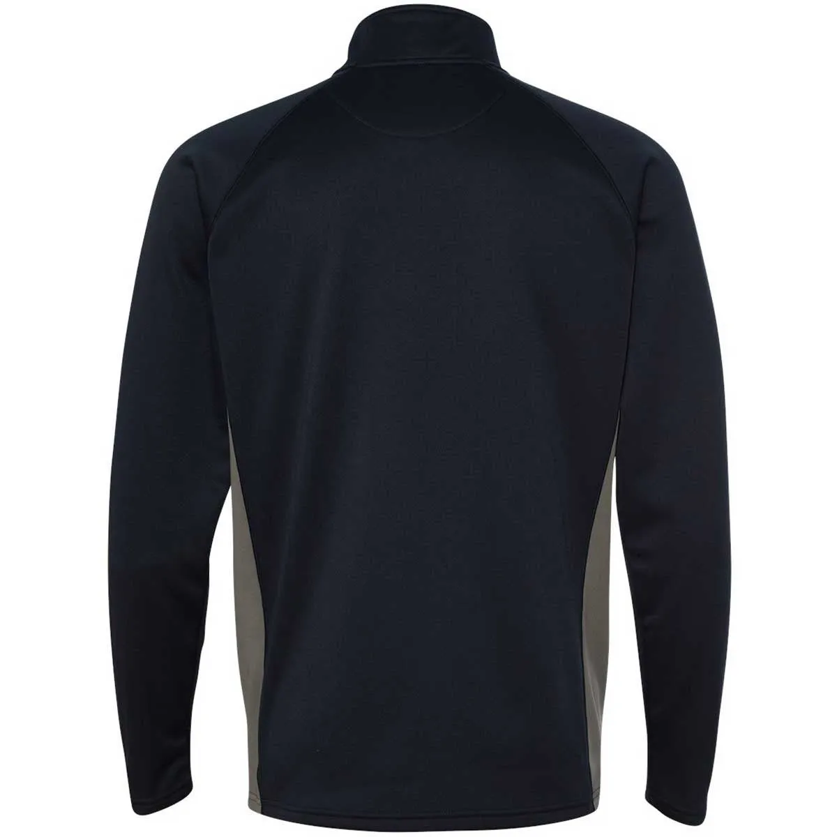 Champion Men's Navy/Stone Grey Performance 5.4-Ounce Colorblock Full-Zip Jacket