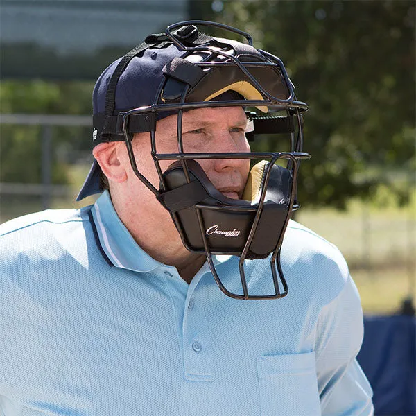 Champion Sports ULTRA LIGHTWEIGHT UMPIRE FACE MASK BLACK
