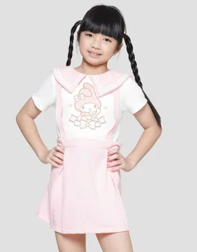 Character Melody Collar Midi Dress Anak Perempuan
