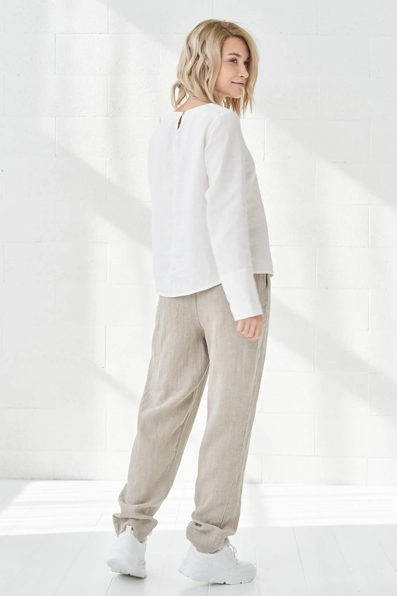 Classic linen pants Pamela