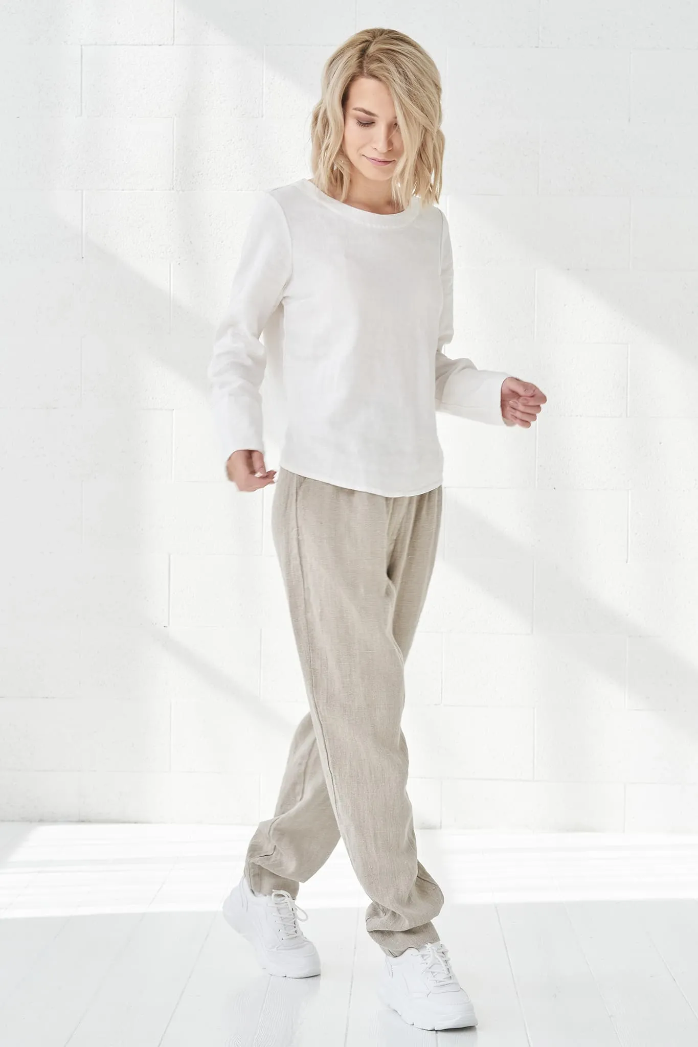 Classic linen pants Pamela