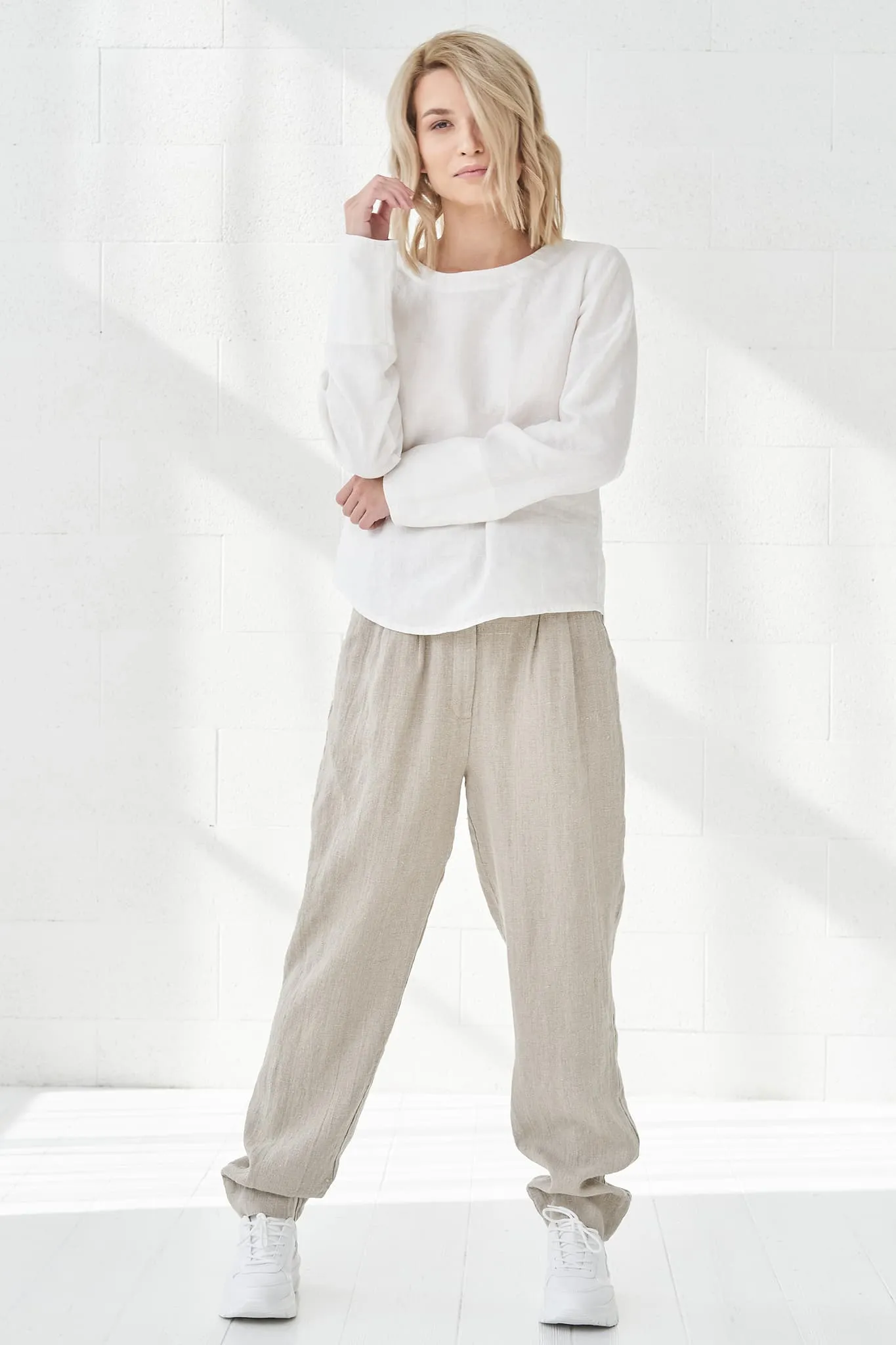 Classic linen pants Pamela