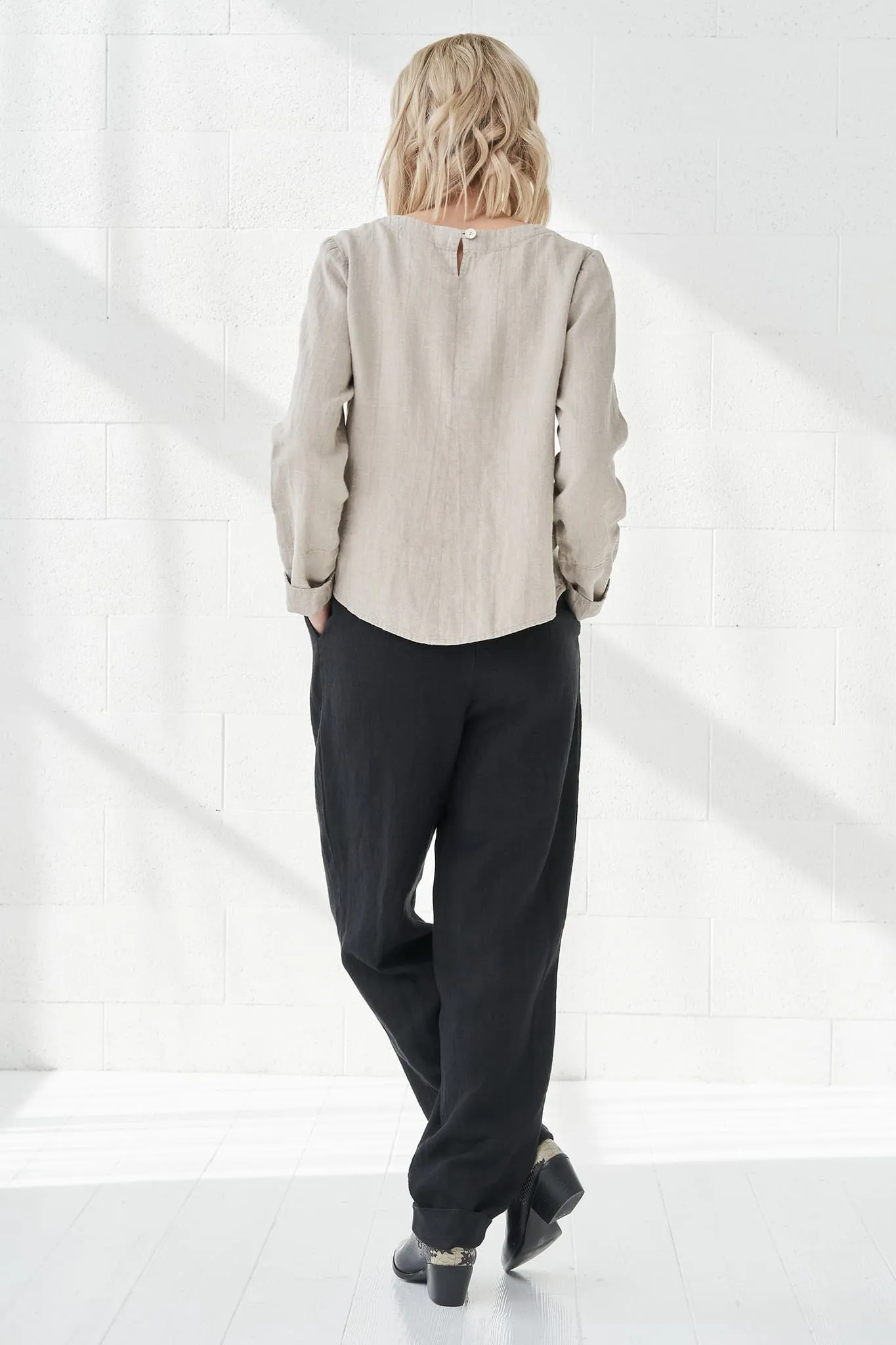 Classic linen pants Pamela