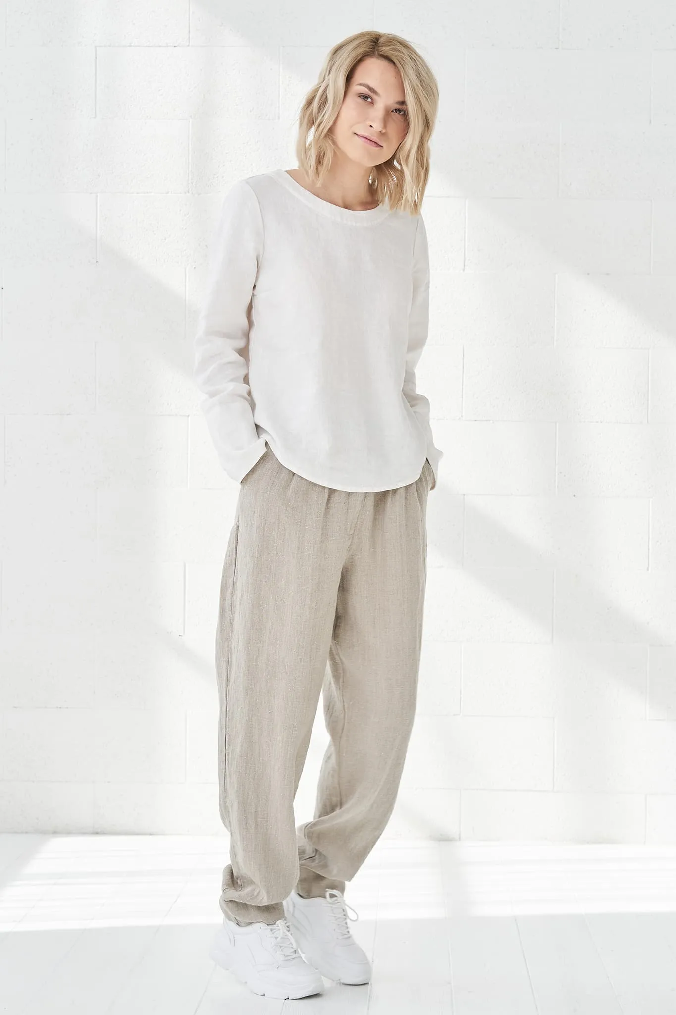 Classic linen pants Pamela