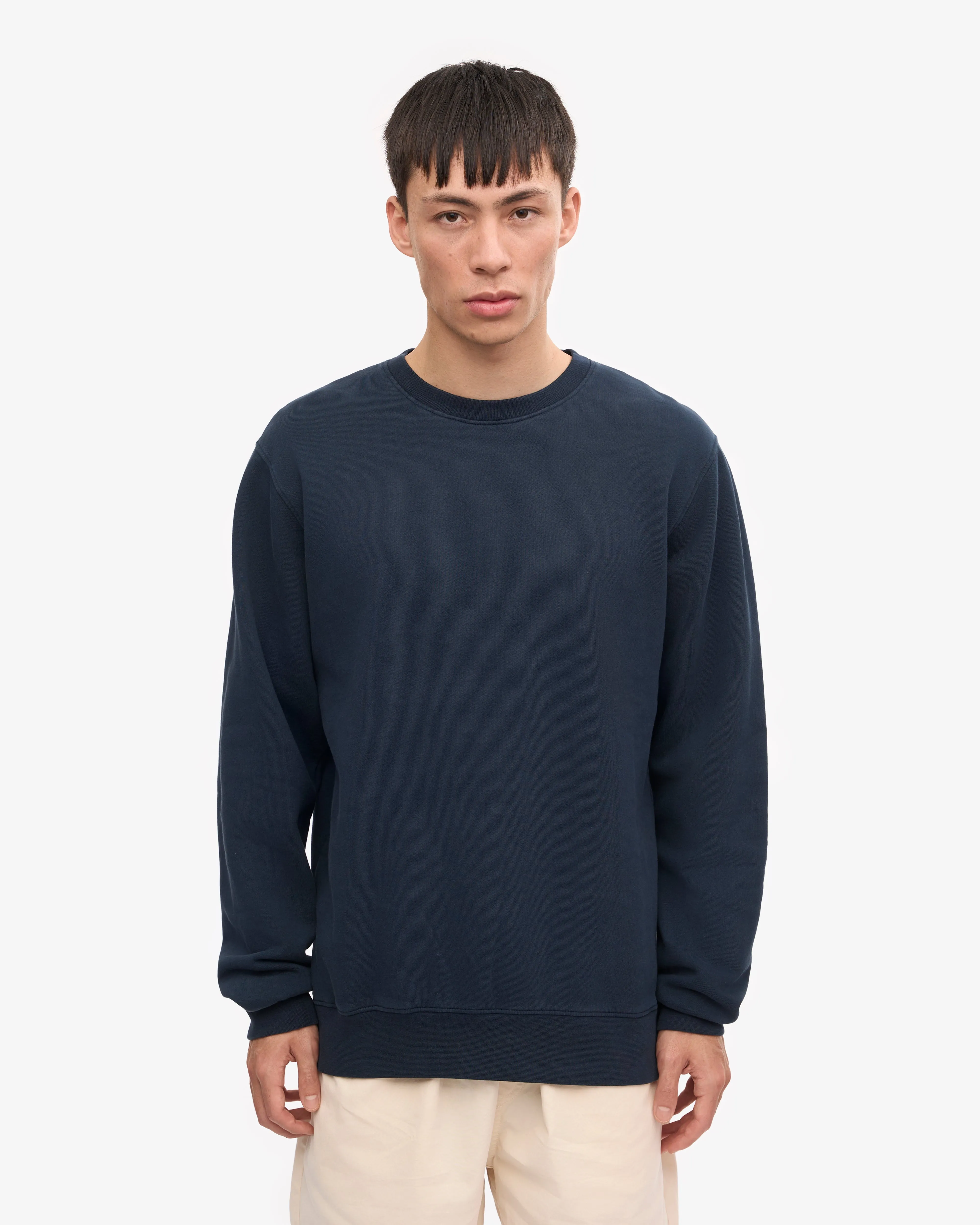 Classic Organic Crew - Navy Blue