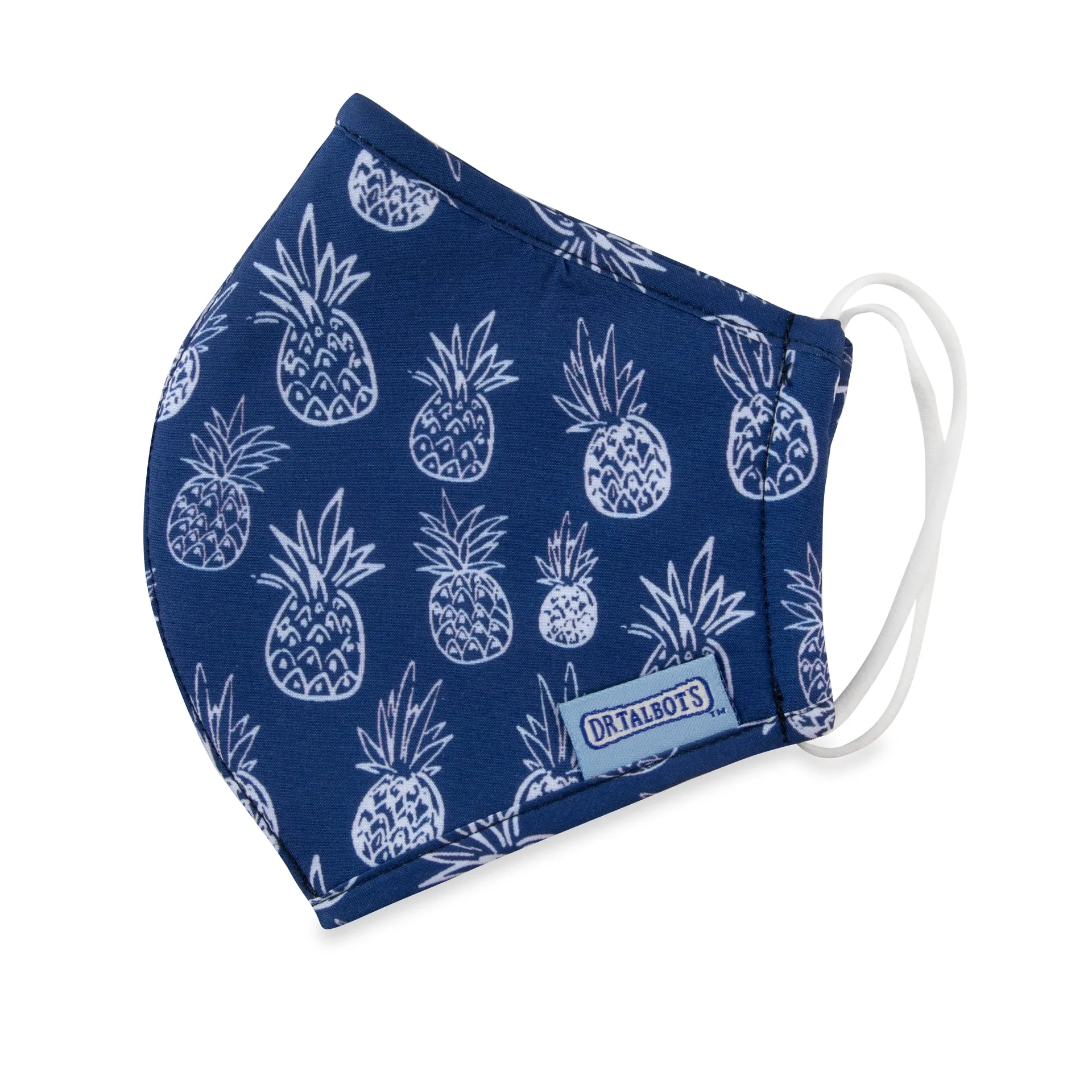 Cloth Face Mask - Age 13  - 1 pack - Pineapples