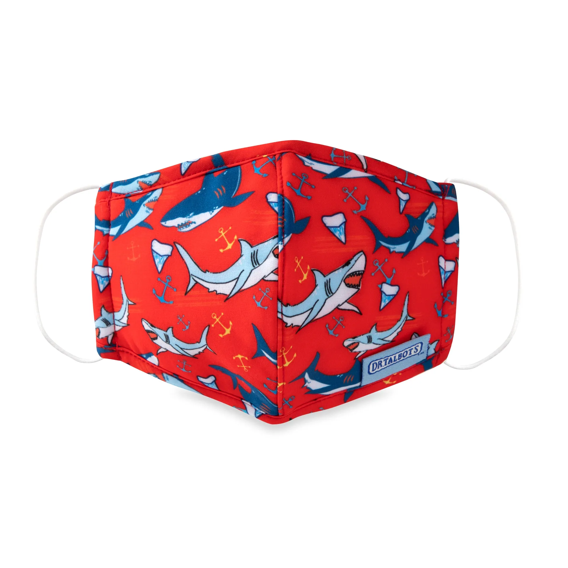 Cloth Face Mask - Ages 2-5 - 1 pack - Sharks