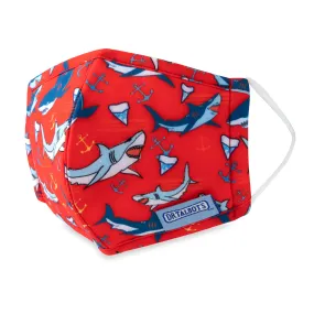 Cloth Face Mask - Ages 2-5 - 1 pack - Sharks