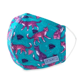 Cloth Face Mask - Ages 6-12 - 1 pack - Leopards