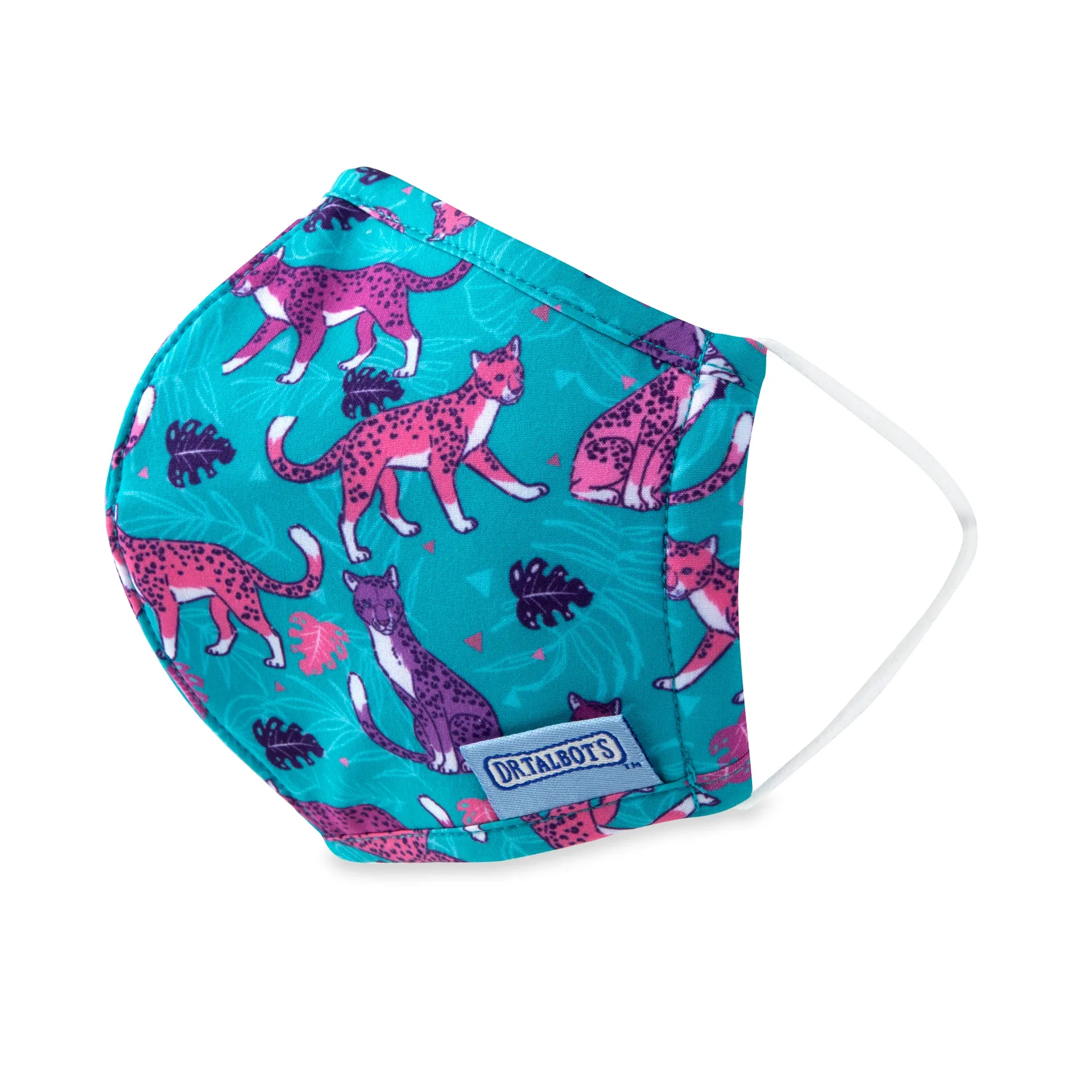 Cloth Face Mask - Ages 6-12 - 1 pack - Leopards