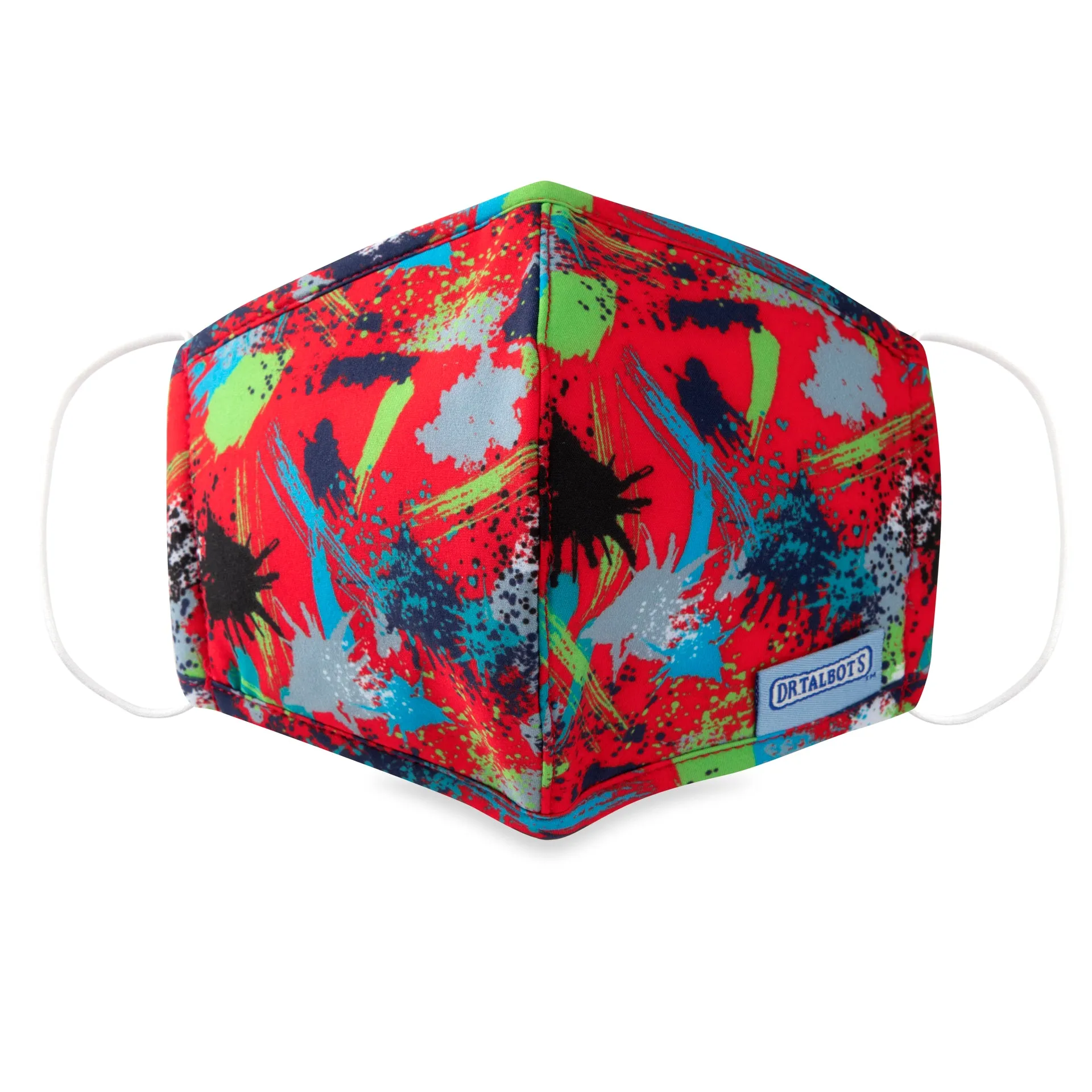 Cloth Face Mask - Ages 6-12 - 1 pack - Paint Splatter