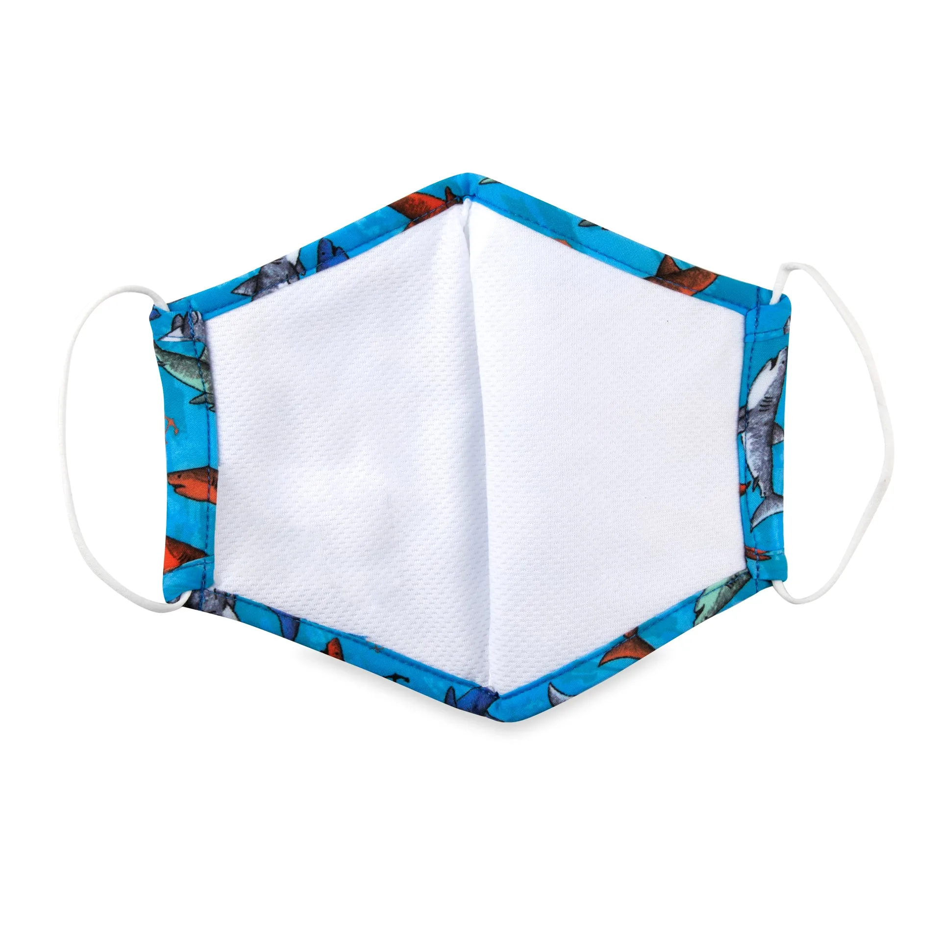 Cloth Face Mask - Ages 6-12 - 1 pack - Sharks