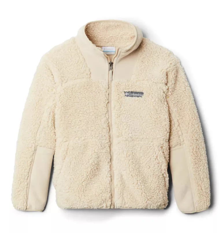 Columbia Sportswear Kids Winter Pass Sherpa Full Zip in Ancient Fossil: Sizes: 4 to 18
