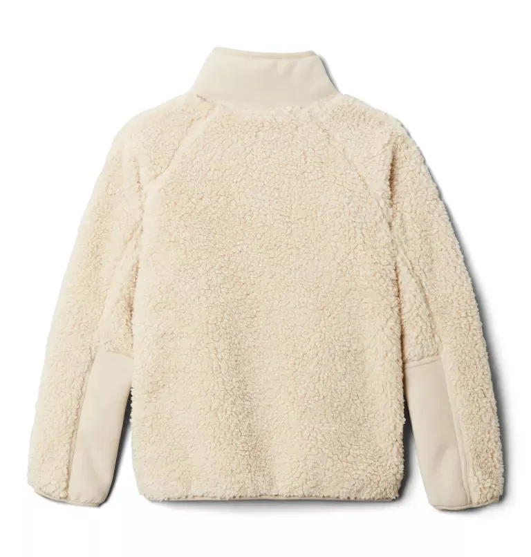 Columbia Sportswear Kids Winter Pass Sherpa Full Zip in Ancient Fossil: Sizes: 4 to 18