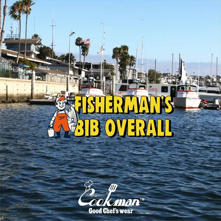 Cookman Fisherman's Bib Overall - Denim : Navy