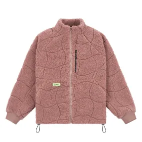 Coverstich Sherpa Fleece - Mauve