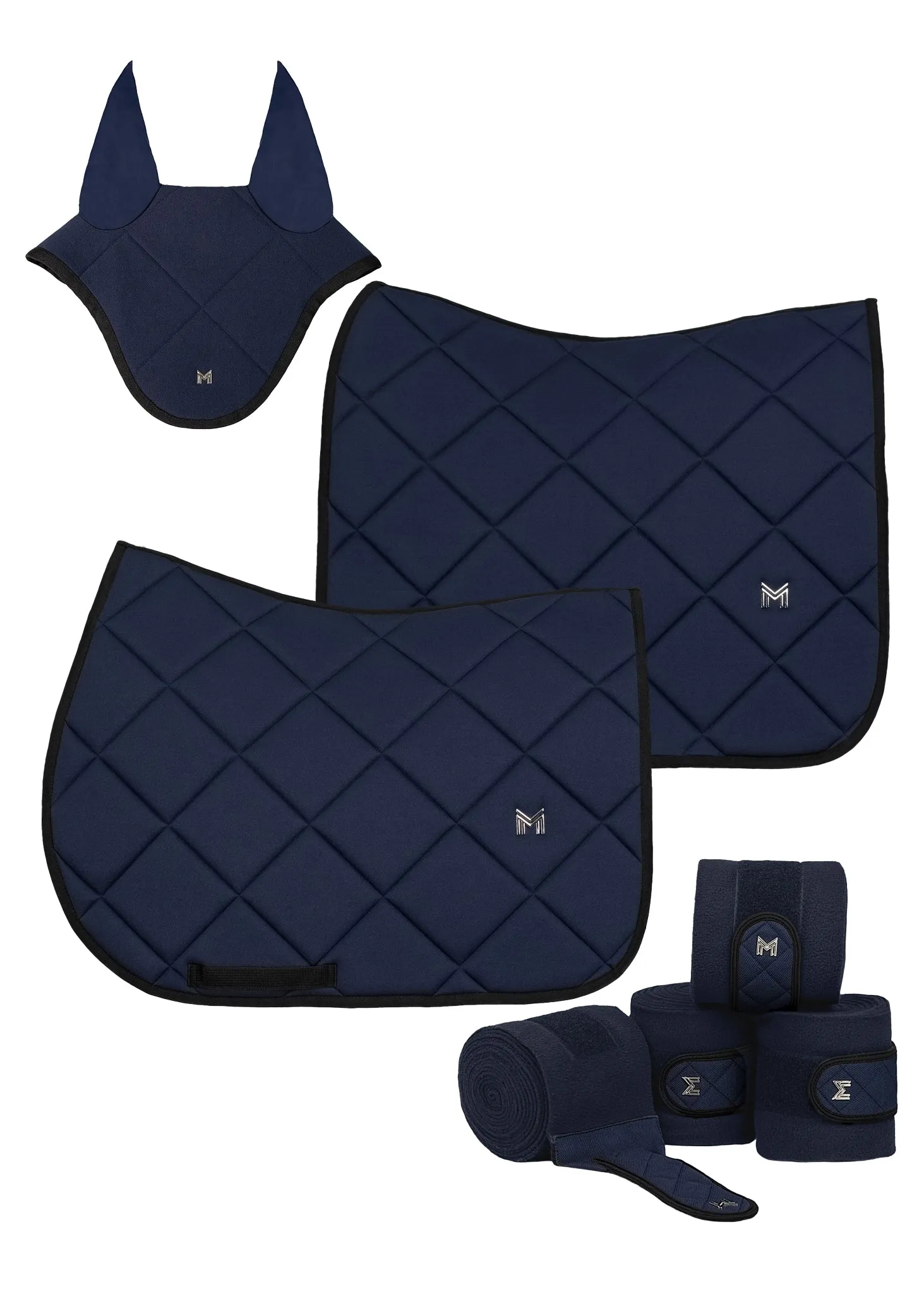 Crew Jumping Saddle Pad (Navy)