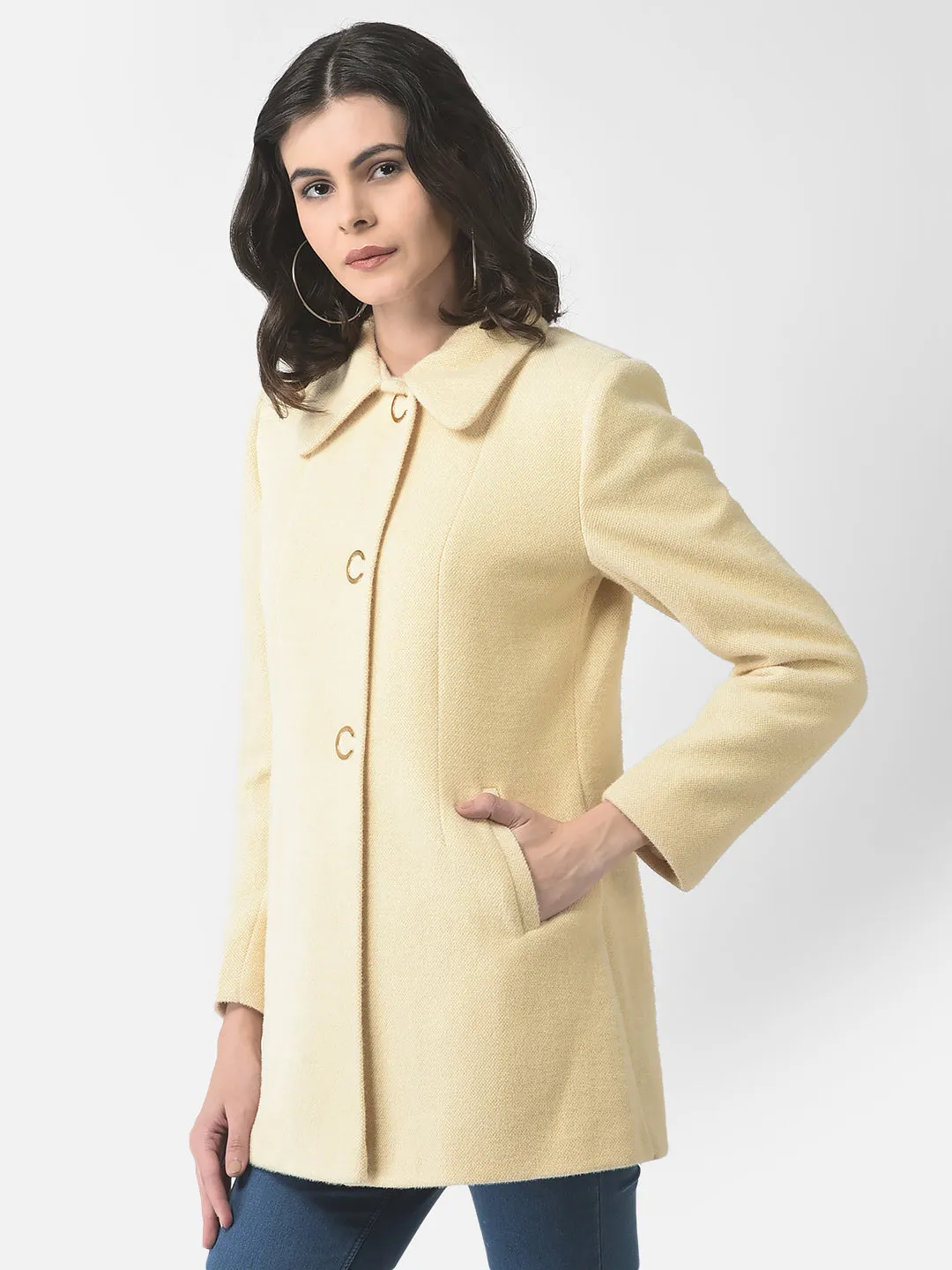 Custard Yellow Overcoat