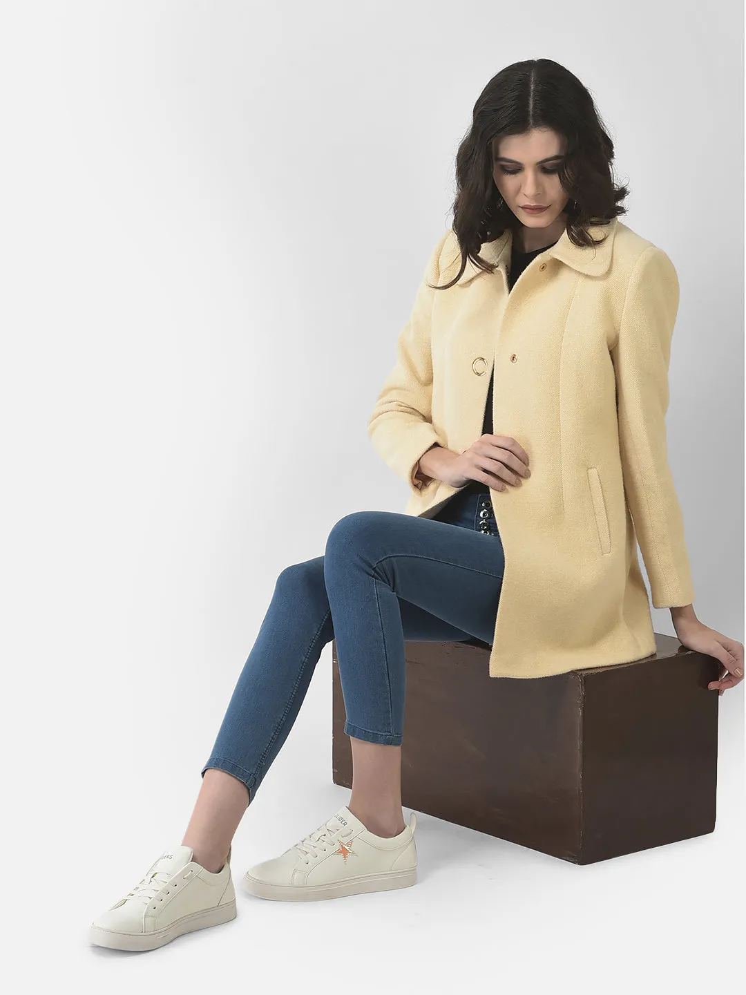 Custard Yellow Overcoat