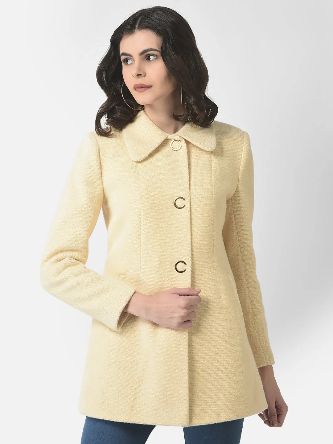 Custard Yellow Overcoat