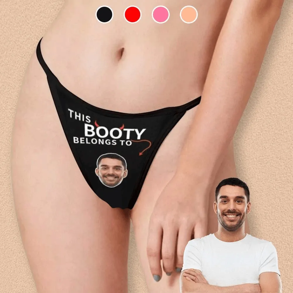 Custom Women's Underwear Design Your Image Personalized Intimate Apparel Photo Booty Thongs Panties For Valentine's Day Gift