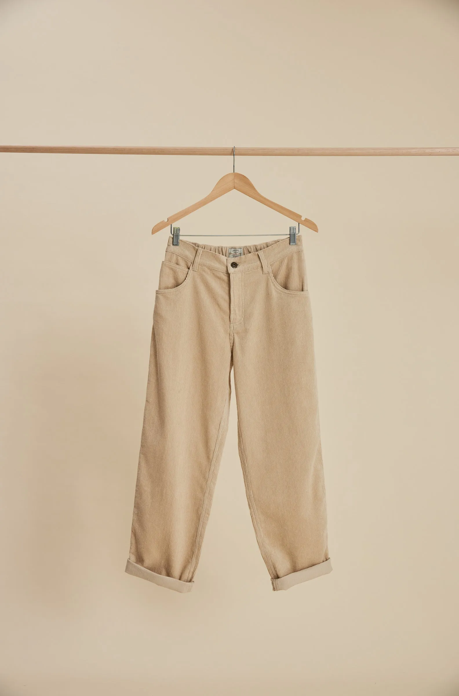 Dayton - Unisex Cream Cord Pants
