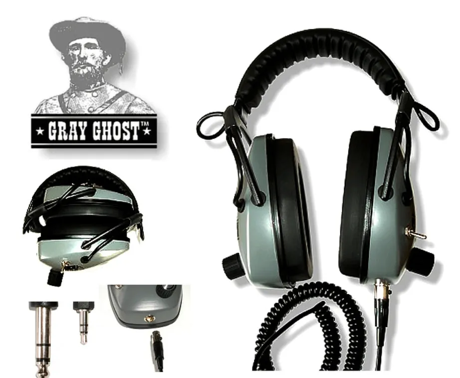DetectorPro Gray Ghost NDT Headphones