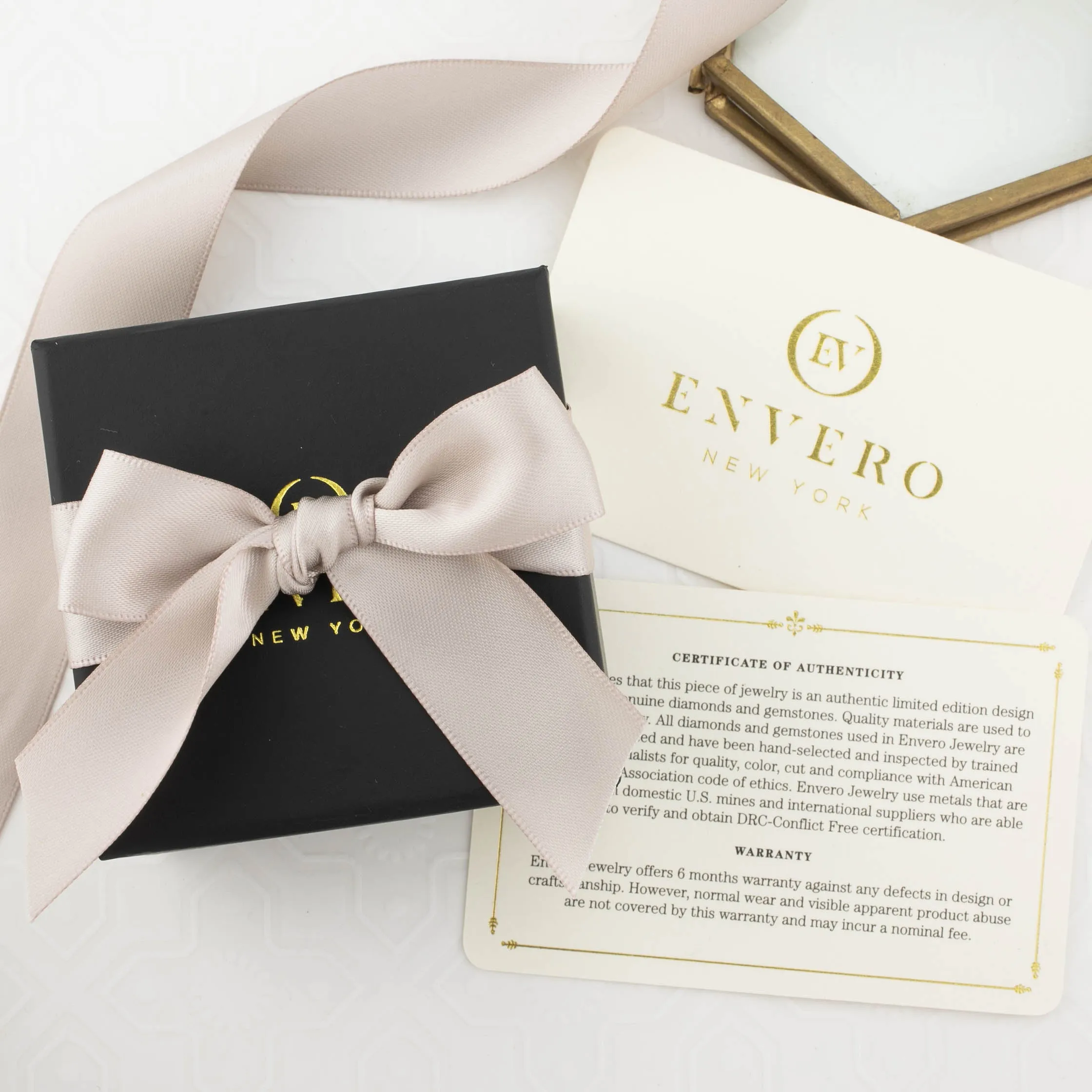 Diamond Crescent Earrings