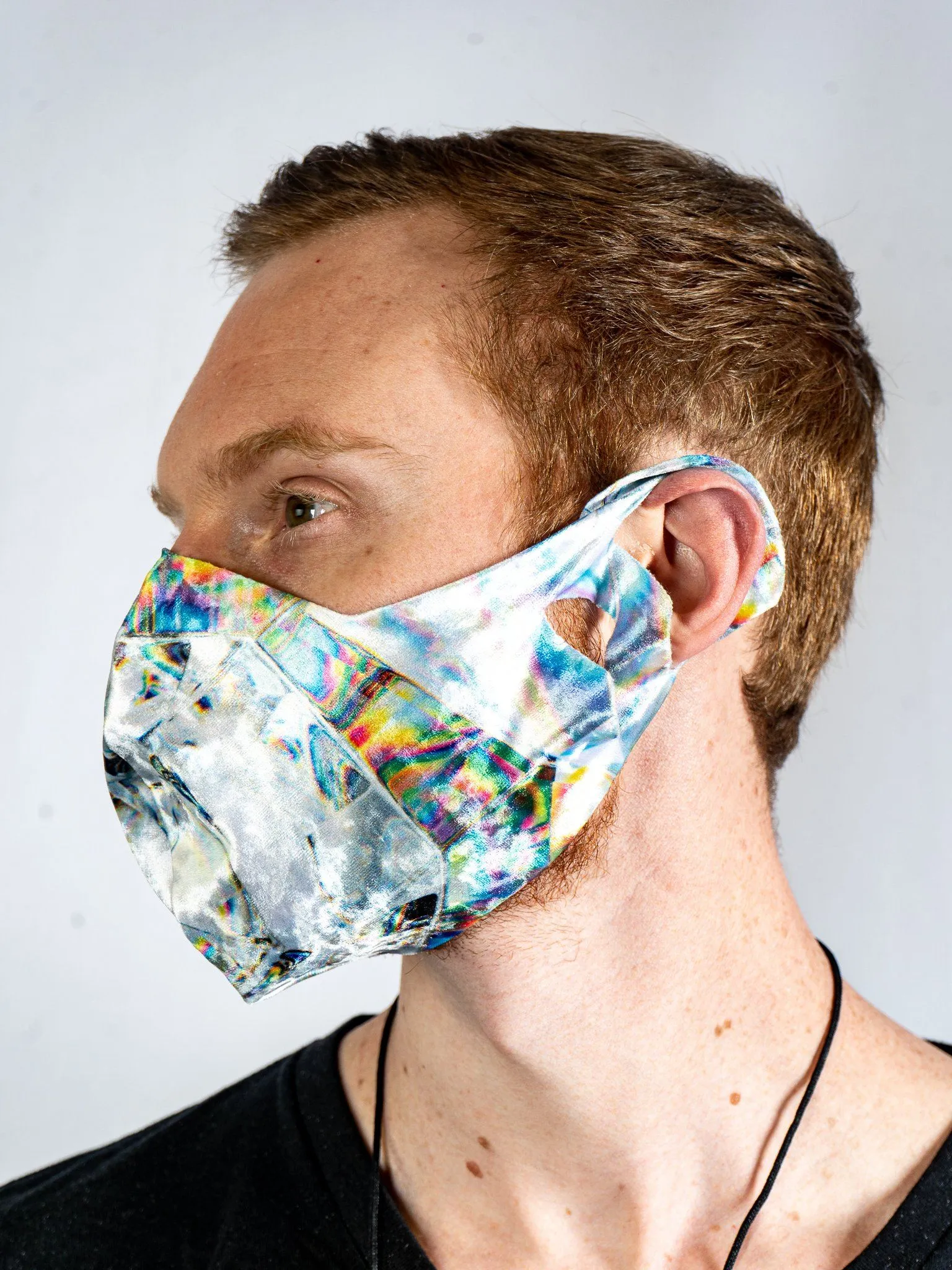 Diamond Crushed Velvet Face Mask