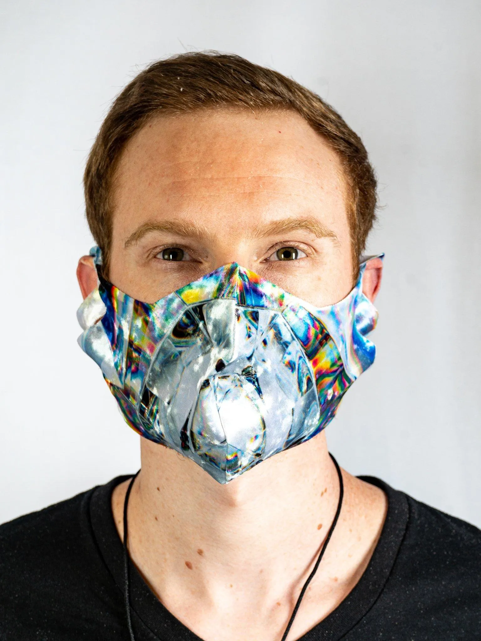 Diamond Crushed Velvet Face Mask
