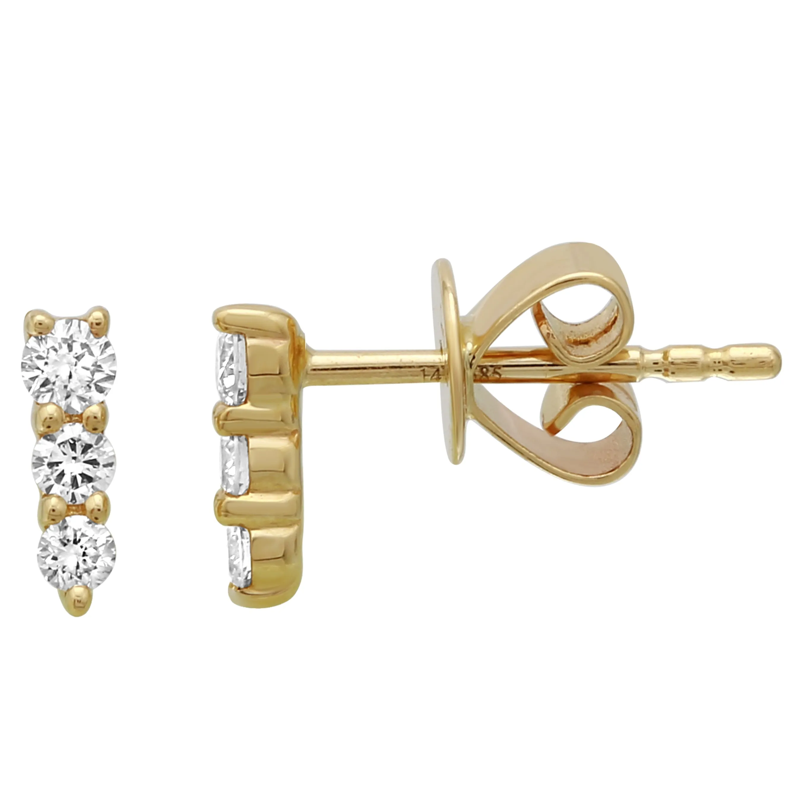 Diamond Trio Pins