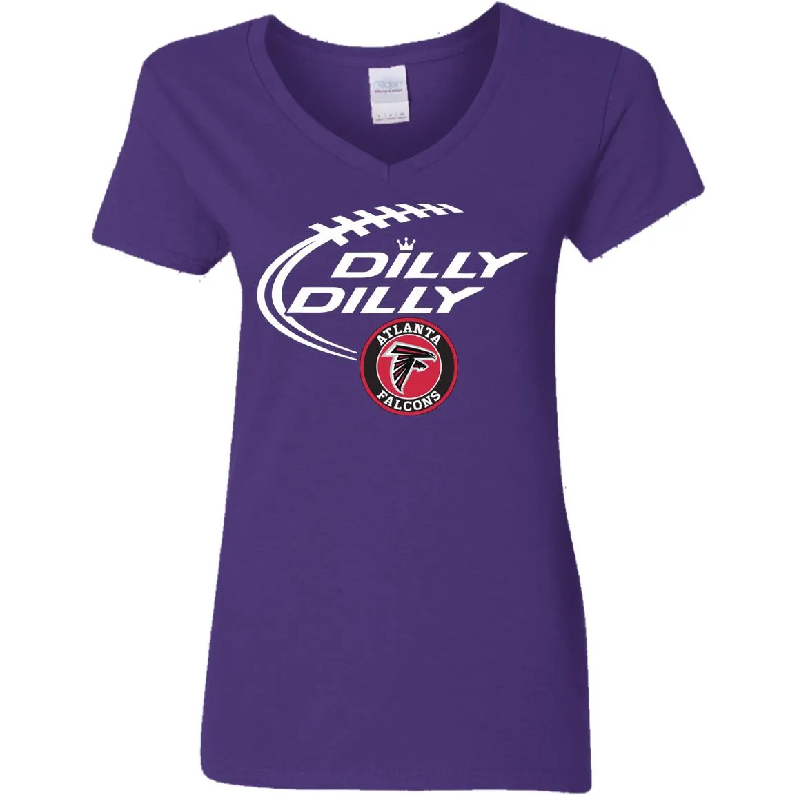 Dilly Dilly Atlanta Falcons Nfl Football Women V-Neck T-Shirt