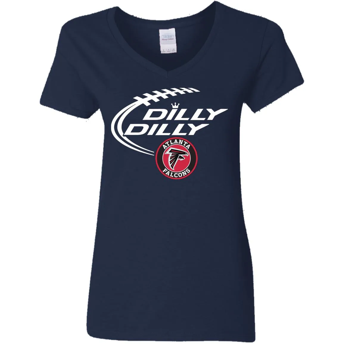 Dilly Dilly Atlanta Falcons Nfl Football Women V-Neck T-Shirt