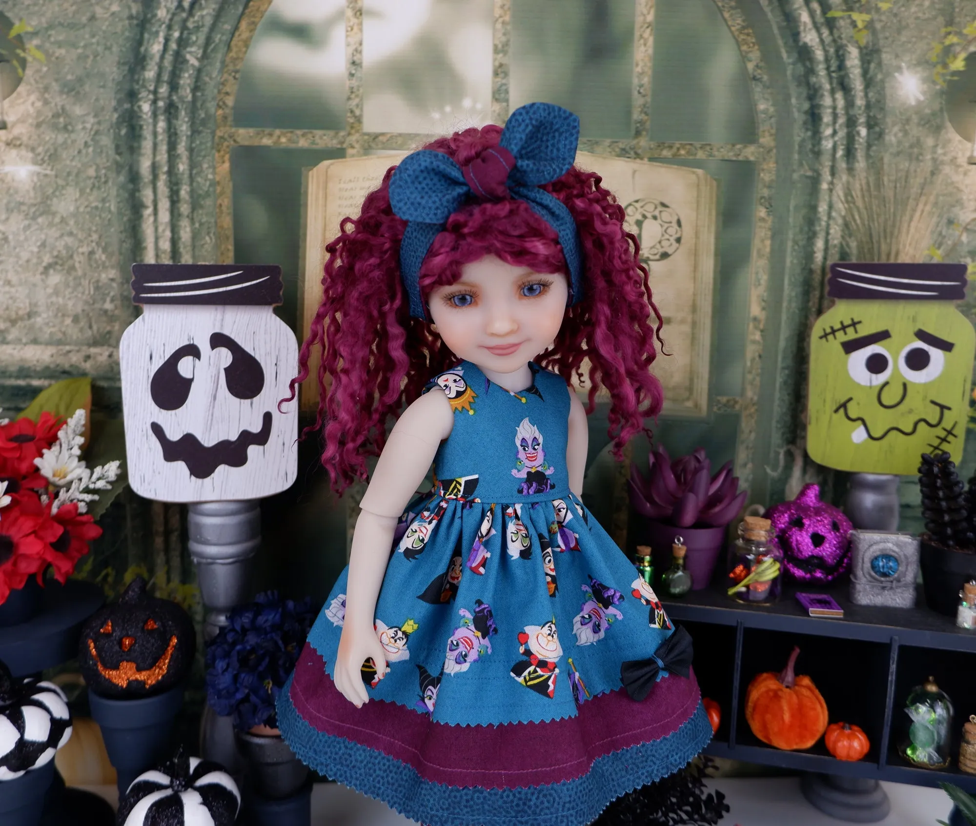 Disney Villains - dress with boots for Ruby Red Fashion Friends doll