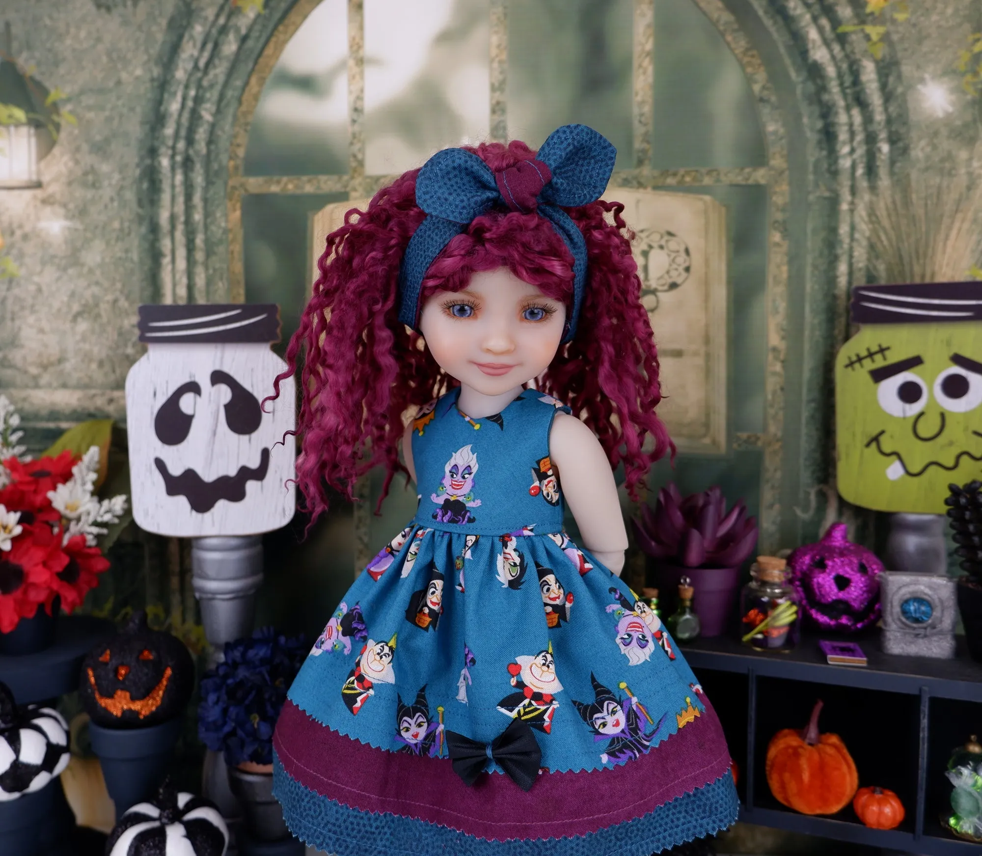 Disney Villains - dress with boots for Ruby Red Fashion Friends doll