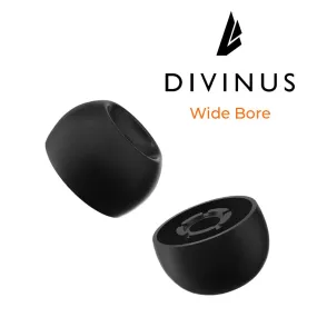 DIVINUS Velvet Wide Bore Silicone Eartips For 4-6mm Nozzle