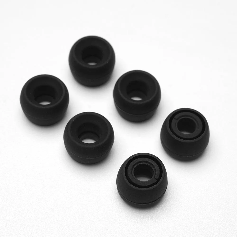 DIVINUS Velvet Wide Bore Silicone Eartips For 4-6mm Nozzle