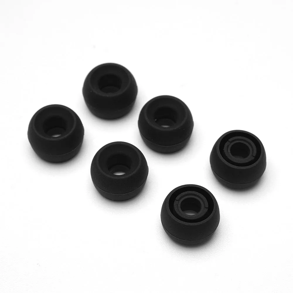 DIVINUS Velvet Wide Bore Silicone Eartips For 4-6mm Nozzle