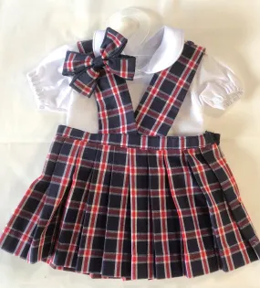 Doll Jumper Set Plaid 3C