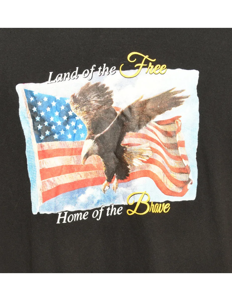 Eagle Printed T-shirt - L