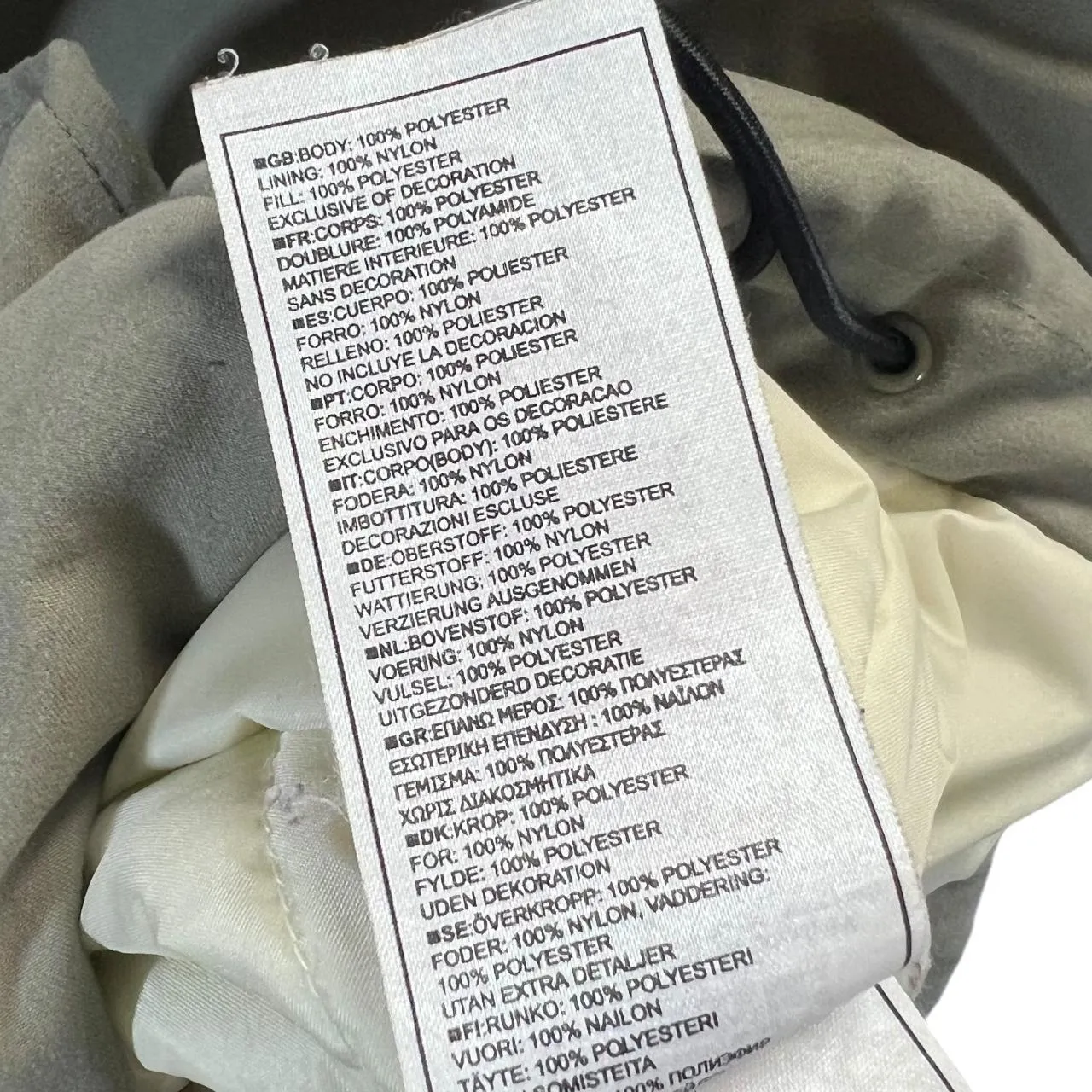 Early 00's NIKE Classic Grey Mini Logo Hooded Padded Puffer Jacket