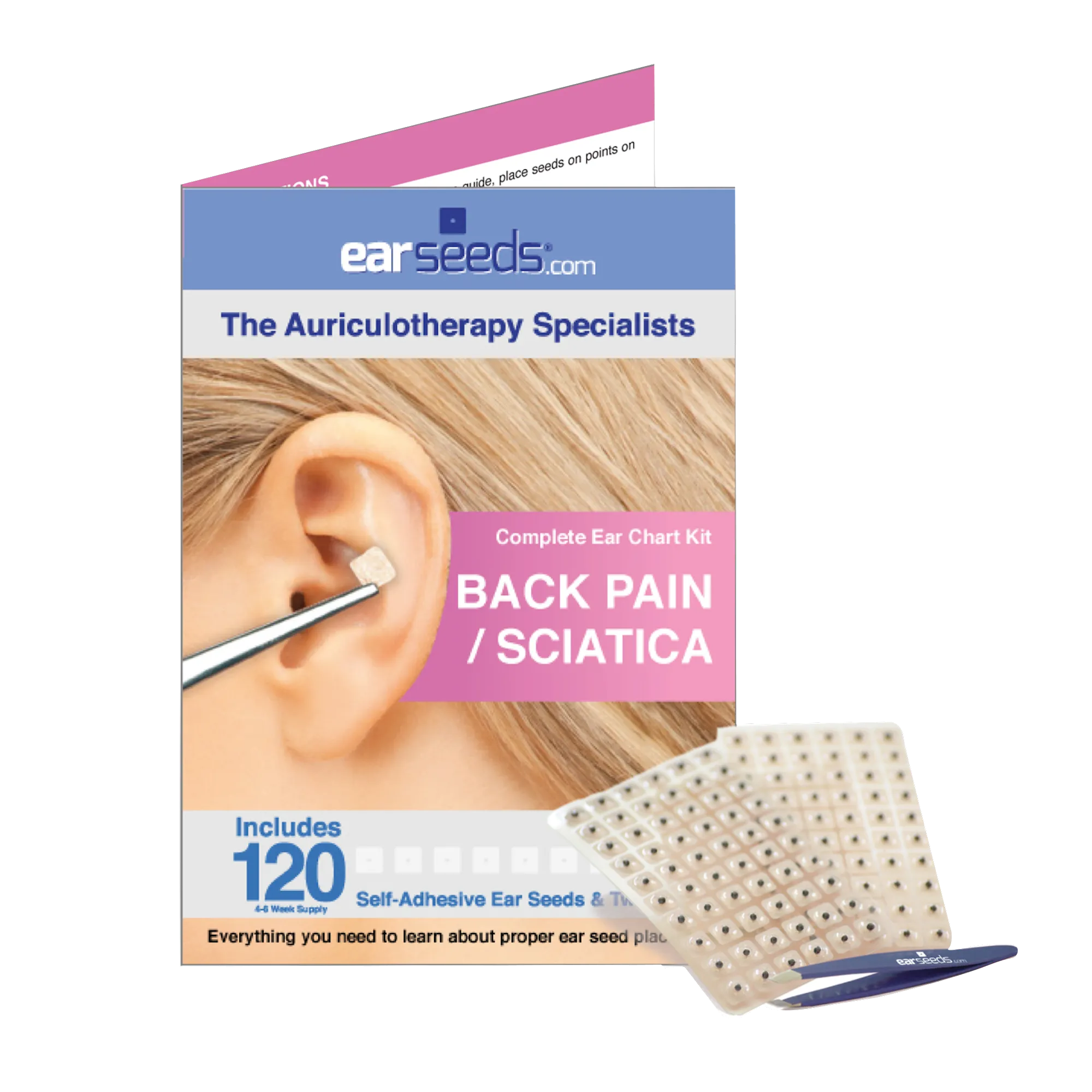 EarSeeds Back Pain / Sciatica Ear Seed 1 Kit