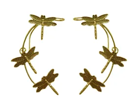 Elf Cuff Dragonfly - Gold